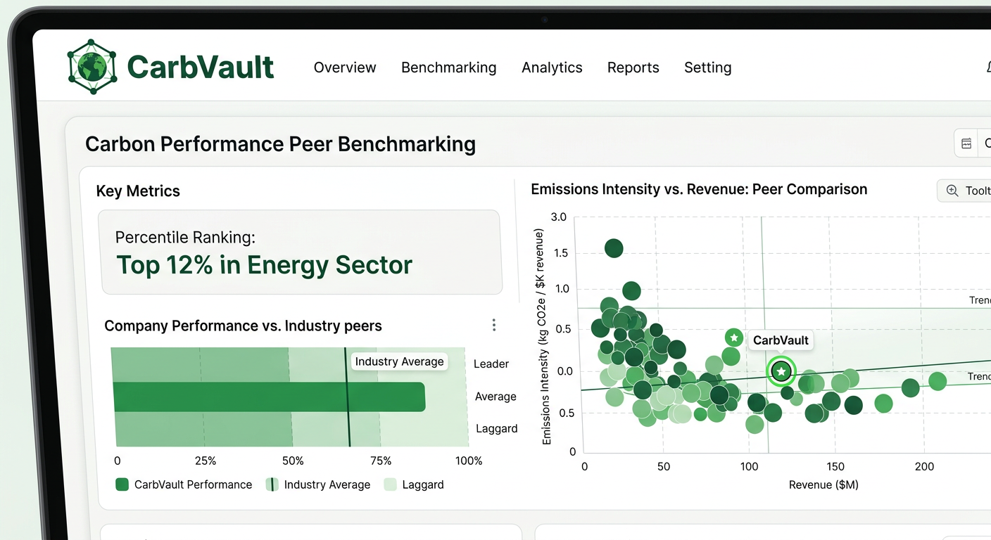 Peer benchmarking against industry